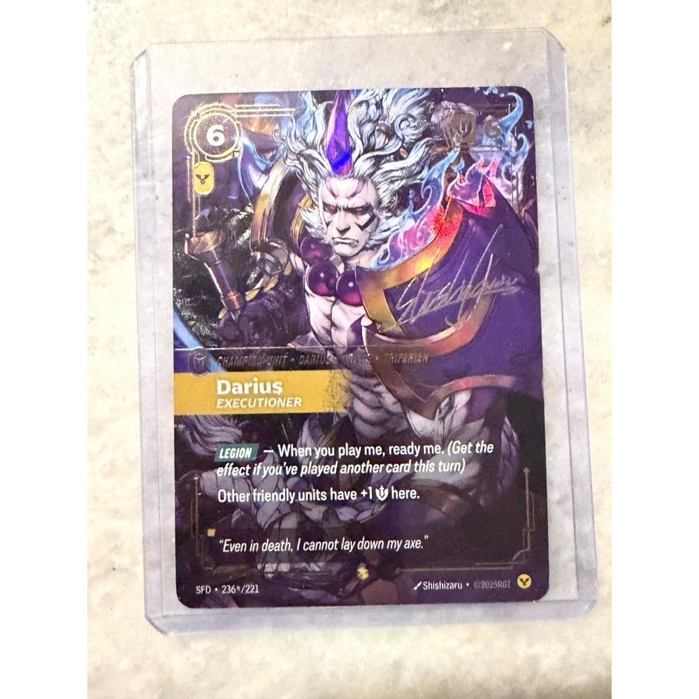 Darius - Executioner (Signature) - Spiritforged (SPF) SFD 236*/221‎